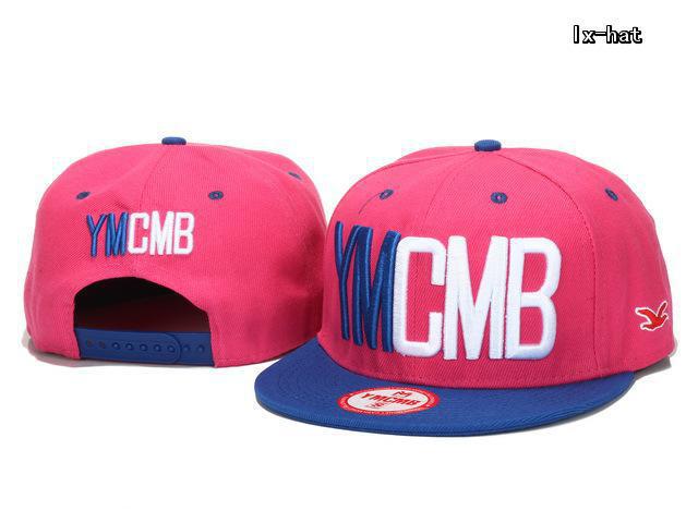 YMCMB Pink Snapback Hat GF 2